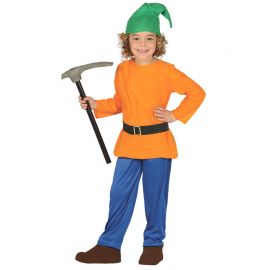Disfraz Enanito de Bosque para Niño Naranja