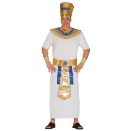 Disfraz Faraón Hombre Vestido Blanco