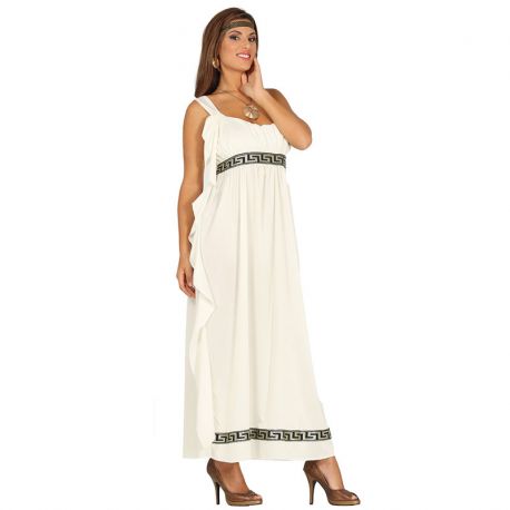 Disfraz Olympic Goddess para Mujer con Vestido Blanco