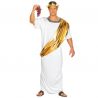 Disfraz de César para Hombre Vestido con Capa Dorada