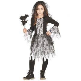 Fato Menina Fantasma Vestido Infantil