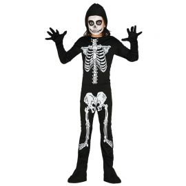 Disfraz Esqueleto Infantil Con Capucha