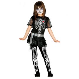 Disfraz Esqueleto Infantil Con Brillos