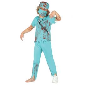 Disfraz Cirujano Zombie Niño Masarilla