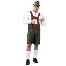 Disfraz Tirolés Hombre Pantalón Tirantes