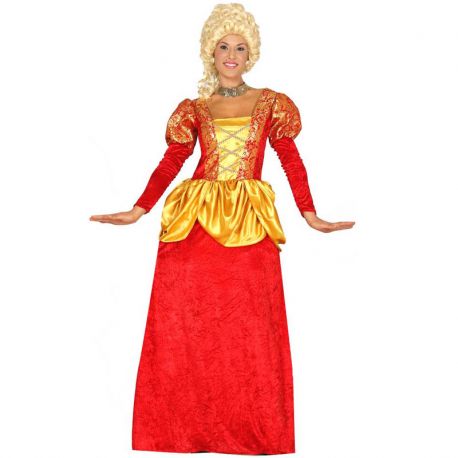 Disfraz de Condesa Rojo con Enagua