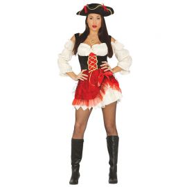 Disfraz de Pirata Charlotte sexy Para Mujer con cinturón