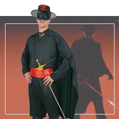 El Zorro para trajes masculinos