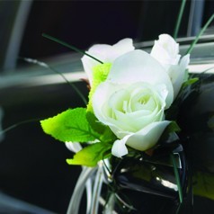 Flores do carro de casamento
