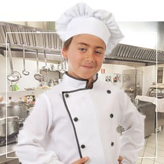 Trajes infantis chefs