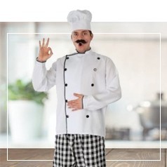 Trajes de chef adultos