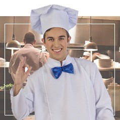 Trajes de chefs masculinos