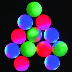 Bolas de golfe fluorescentes