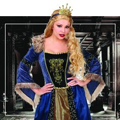 Trajes da rainha medieval