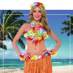 Trajes havaianos adultos