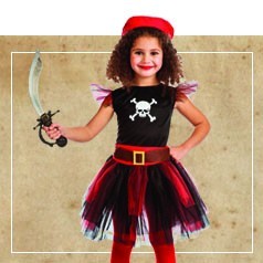 Trajes piratas com tutu