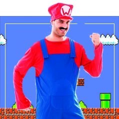 Trajes de Mario Bros para adultos