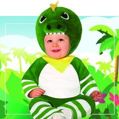 Trajes para bebês de dinossauros