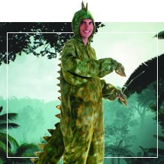 Trajes de dinossauros para adultos