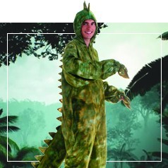 Trajes de dinossauros para adultos