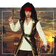 Trajes de piratas do Caribe de Infância