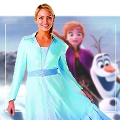 Elsa congelados fantasias para mulheres