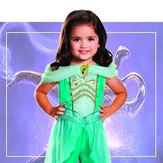 Trajes de Jasmine para menina