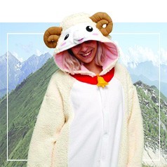 Ovelhas Kigurumi