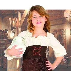 Trajes de Tabernero para menina