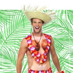 Trajes tropicais para adultos