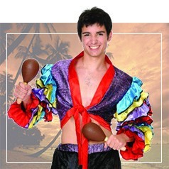 Trajes do Caribe para adultos