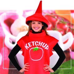 Trajes de ketchup