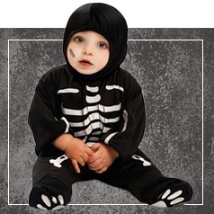 Trajes de esqueleto de bebê
