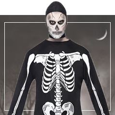 Trajes de esqueletos masculinos