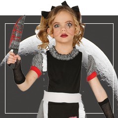 Trajes de boneca diabólicos para menina