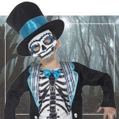 Trajes de catrina para criança