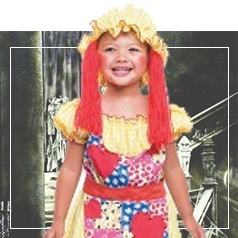 Trajes de boneca de pano de menina