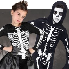 Fantasias de esqueleto infantil