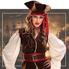 Trajes piratas para mulheres