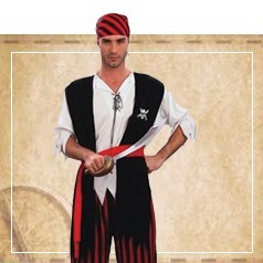 Pirata para trajes masculinos