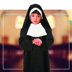 Trajes de freira para menina