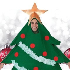 Disfraces de Árbol de Navidad para Adulto