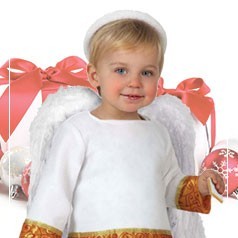 Trajes de anjo do bebê