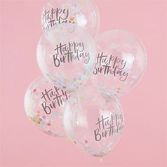 Balões Feliz Aniversário