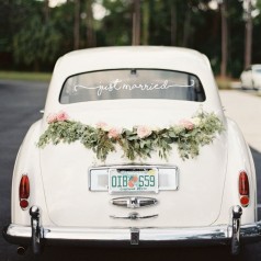 Decoração Carro de Casamento