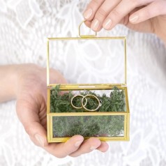 Caixa de anéis de casamento