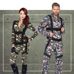 Trajes militares adultos