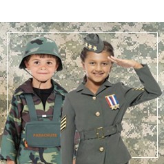 Trajes militares infantis