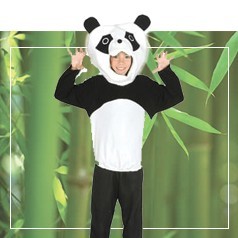 Trajes infantis panda urso