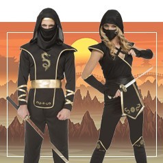Trajes ninjas adultos